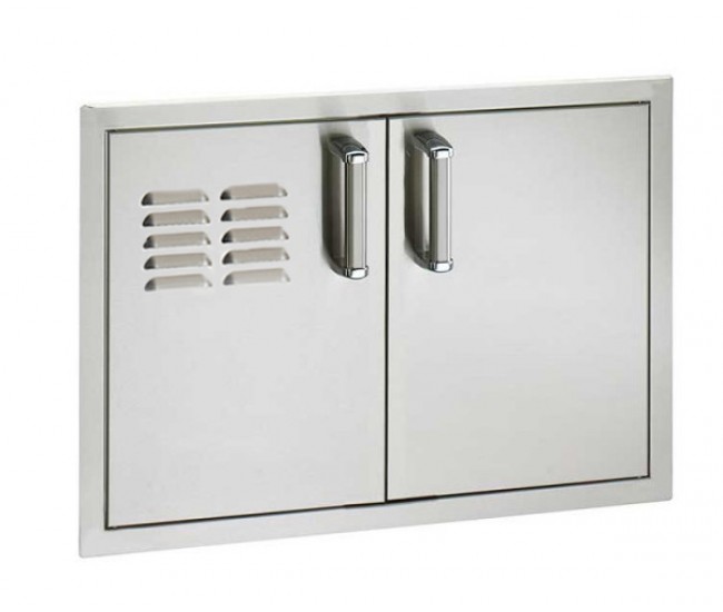 Fire Magic Flush Mount 20 x 30 Double Access Doors with Louvers