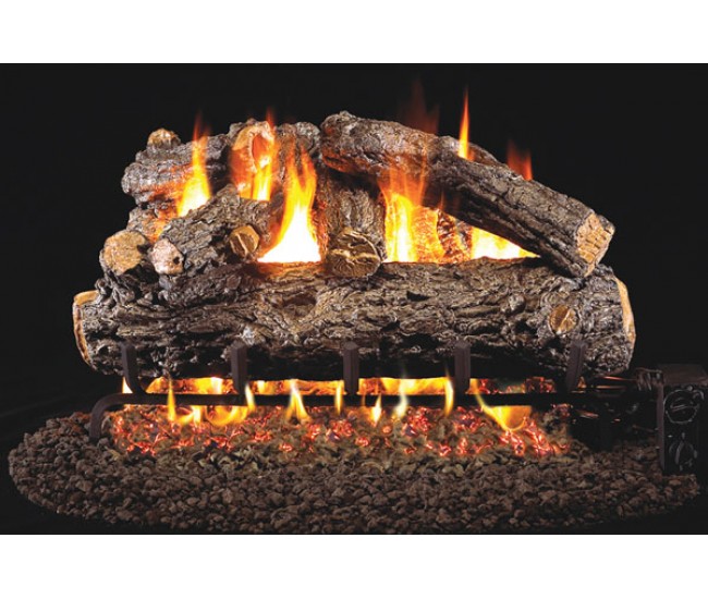 Real Fyre Rustic Oak Designer Listed Gas Log Set