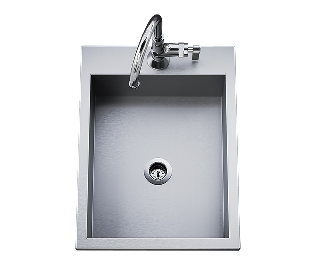 Delta Heat 15-inch Drop-In Stainless Steel Sink