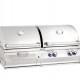 Fire Magic 46-inch Aurora A830i, Gas and Charcoal Combo Grill With Rotisserie