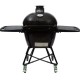 Primo All-In-One Oval Large Ceramic Grill with Cradle & Side Shelves