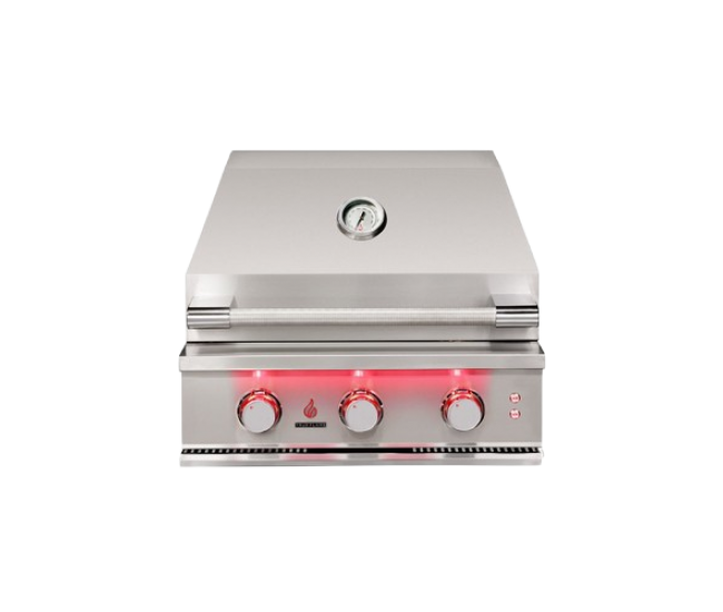 TrueFlame 25-Inch 3-Burner Built-In Gas Grill