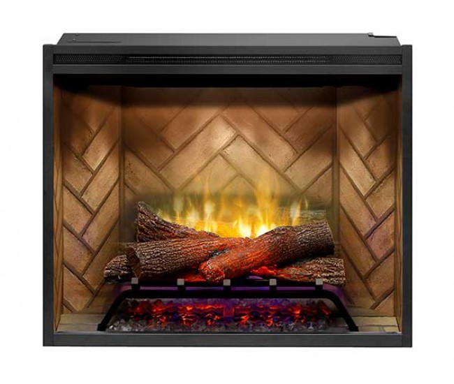 Dimplex Revillusion 30-inch Built-in Firebox with Glass Pane and Plug Kit (RBF30G)
