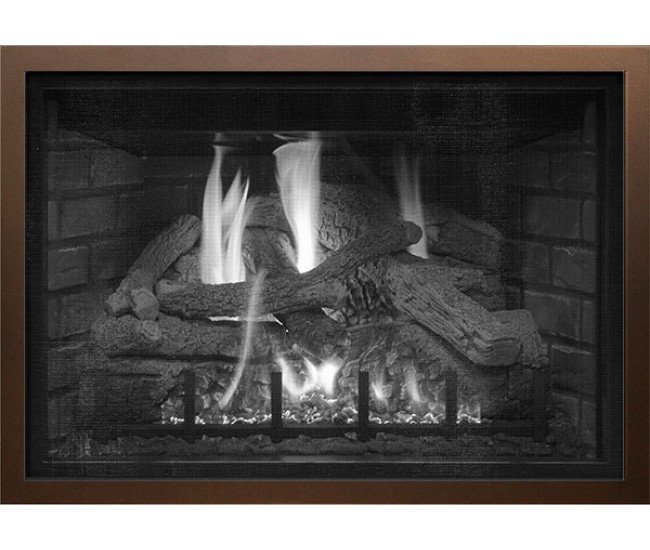 Real Fyre 36-inch Direct Vent Frame Overlay in Bronze