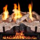 Real Fyre Charred Alpine Birch Logs Compatible with G10 Stainless Steel Vent-Free Burner