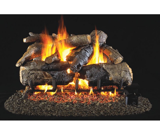 Real Fyre Charred American Oak Logs Compatible with G46 Burner