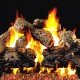 Real Fyre Charred Royal English Oak See Thru Logs Compatible with G45 Series Burner