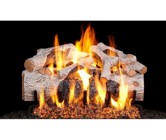 Real Fyre Charred Mountain Birch Logs Compatible with G45 Burner