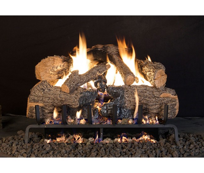 Real Fyre Charred Angel Oak Logs Compatible with G46 Burner
