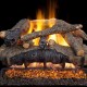 Real Fyre Charred Colonial Oak Logs Compatible with G52 Stainless Steel Burner