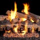 Real Fyre Gnarled Split Oak Logs Compatible with G45 Burner