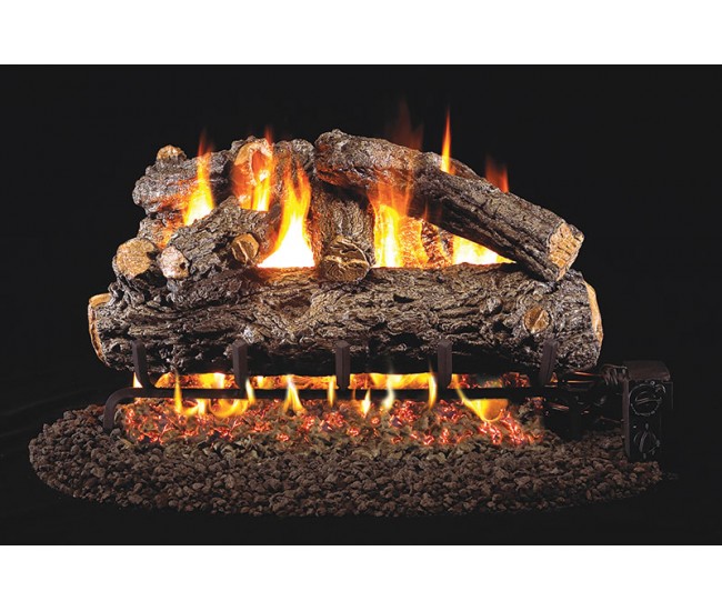 Real Fyre Rustic Oak Designer Logs Compatible with G46 Series Burner