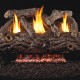 Real Fyre Golden Oak Designer Logs Compatible with G9 See-Thru Vent-Free Burner