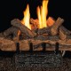 Real Fyre Split Valley Oak Logs Compatible with Low BTU G8E Series Vent-Free Burner