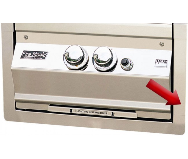 Fire Magic Power Burner and Built In Double Sear Station Trim Kit
