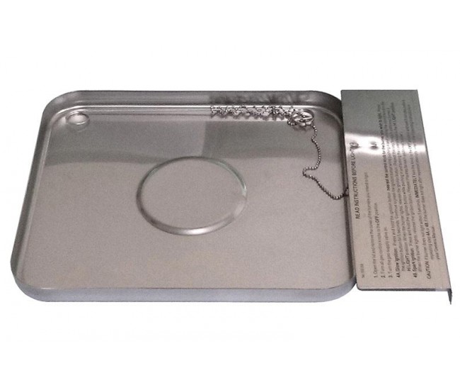 Fire Magic Side Burner Drip Tray, Stainless Steel