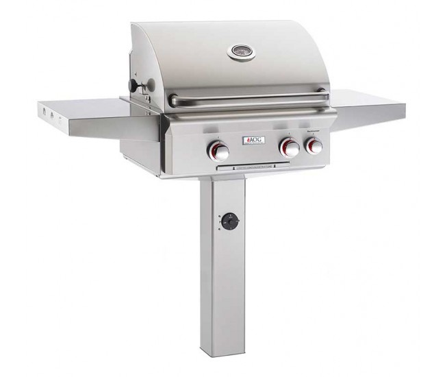 AOG 24-inch T Series In-Ground Post Grill With Rotisserie Backburner