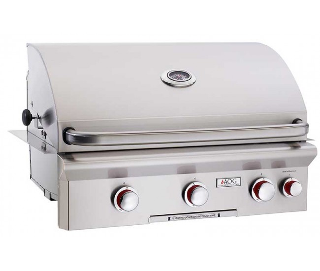 AOG 30-inch T Series Built In Grill With Rotisserie Backburner