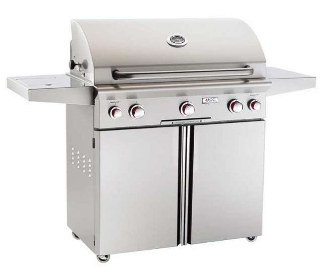 AOG 36-inch T Series Portable Grill With Rotisserie and Single Side Burner