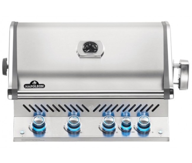 Napoleon Prestige PRO 500 Built-in Gas Grill with Infrared Rear Burner, Stainless Steel
