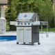 Napoleon Prestige 500 Stainless Steel Gas Grill with Infrared Side and Rear Burners
