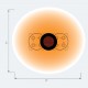 Bromic Eclipse Smart-Heat 2900W Electric Pendant with Light